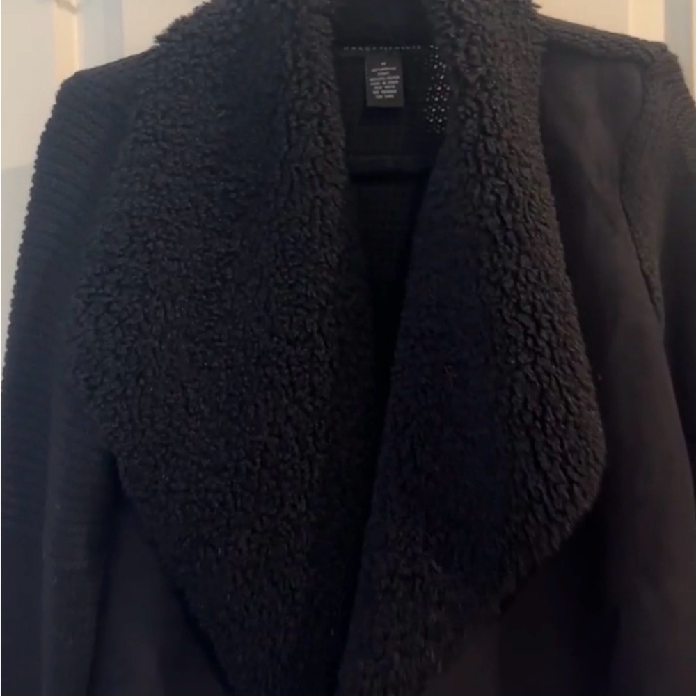 Grace Elements Plush Black Jacket